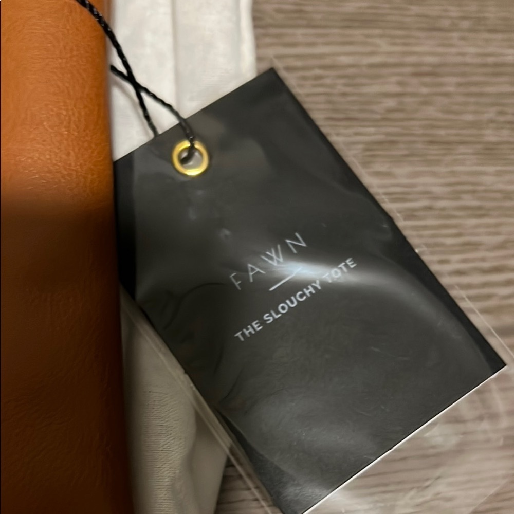 Fawn Brown Leather Tote Bag - Picture 2 of 8